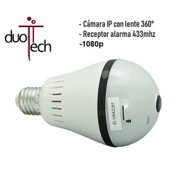 Cámara Bombillo IP (360 grados)