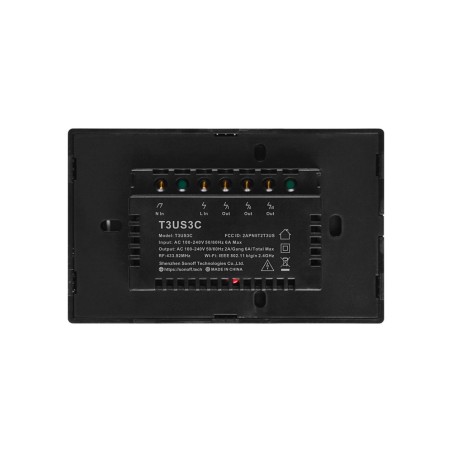 Sonoff Black TX (3 Gang)