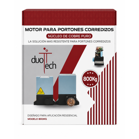 Motor para portón Duotech 800kg