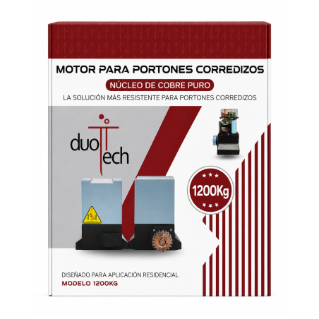 Motor para portón Duotech 1200kg