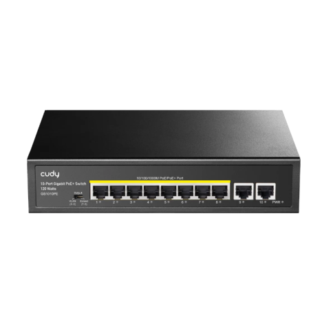 Cudy Switch POE Gigabit 10 Puertos 120w